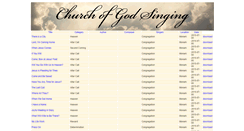 Desktop Screenshot of churchofgodsinging.com